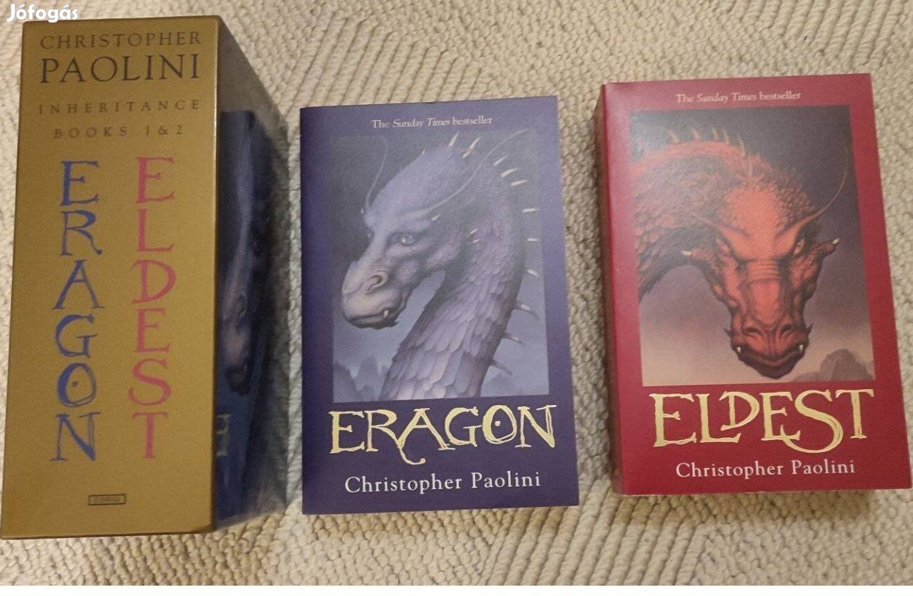 Christopher Paolini: Inheritance 1&2 Eragon&Eldest díszdobozos könyvek