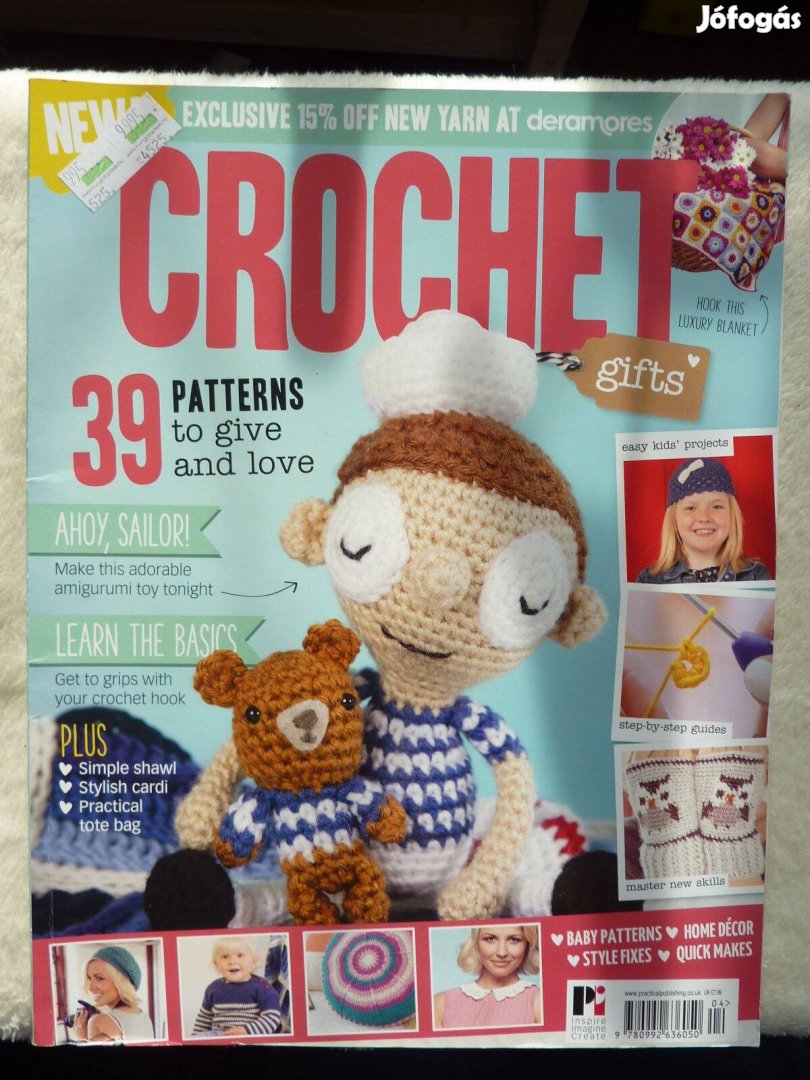 Chrochet gifts kötés kézműves magazin Új!!