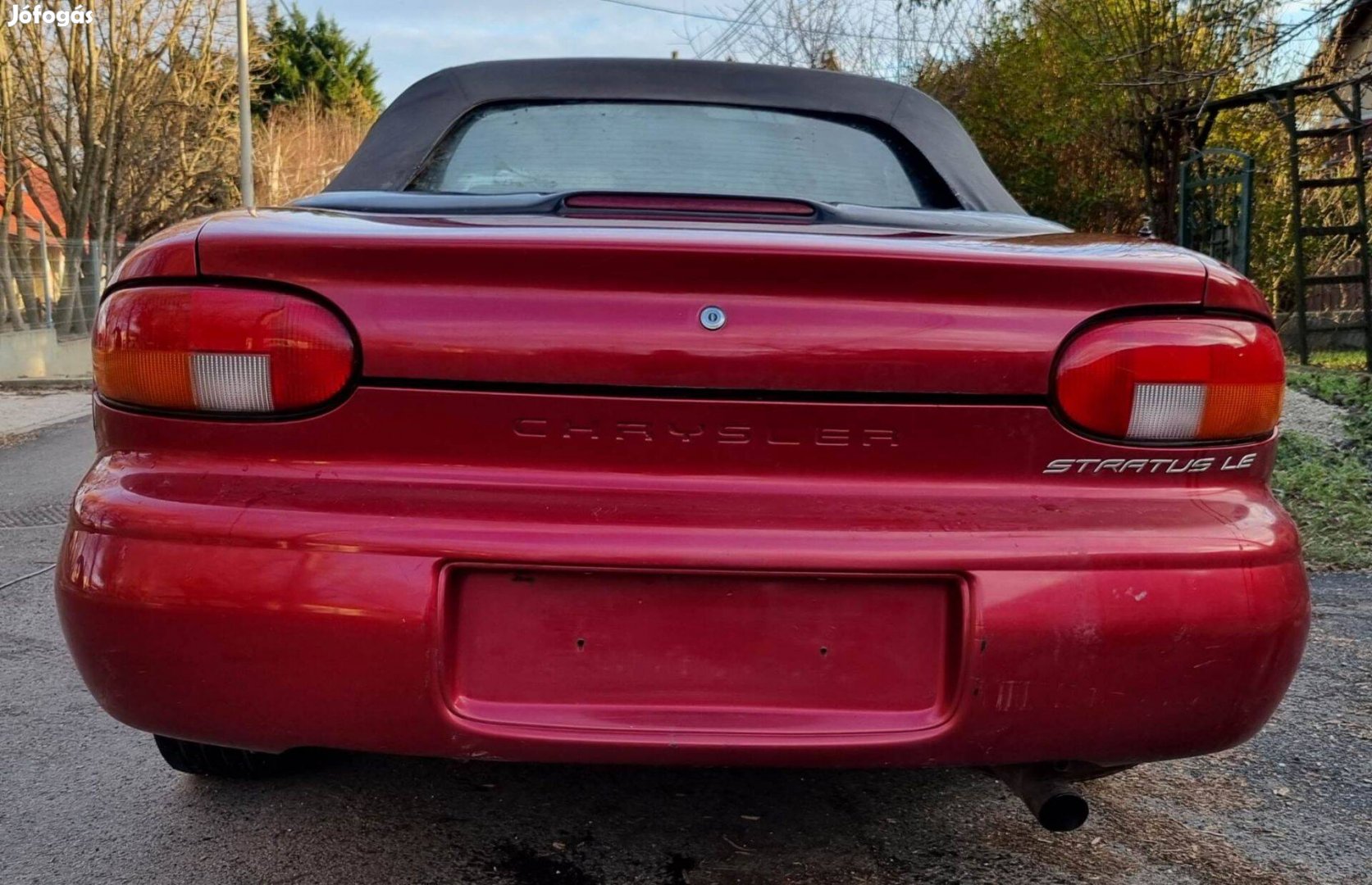 Chrysler Stratus Cabrio 1995-2000-ig hátsó lökhárító