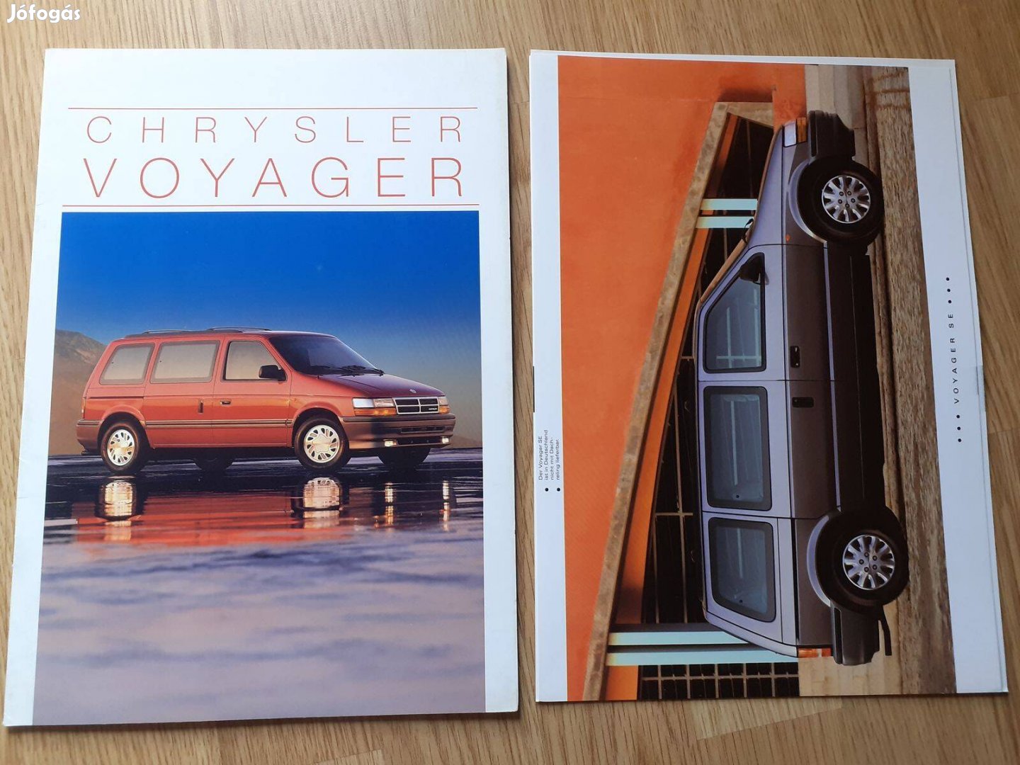 Chrysler Voyager prospektus + technikai adatok - 1994, német nyelvű