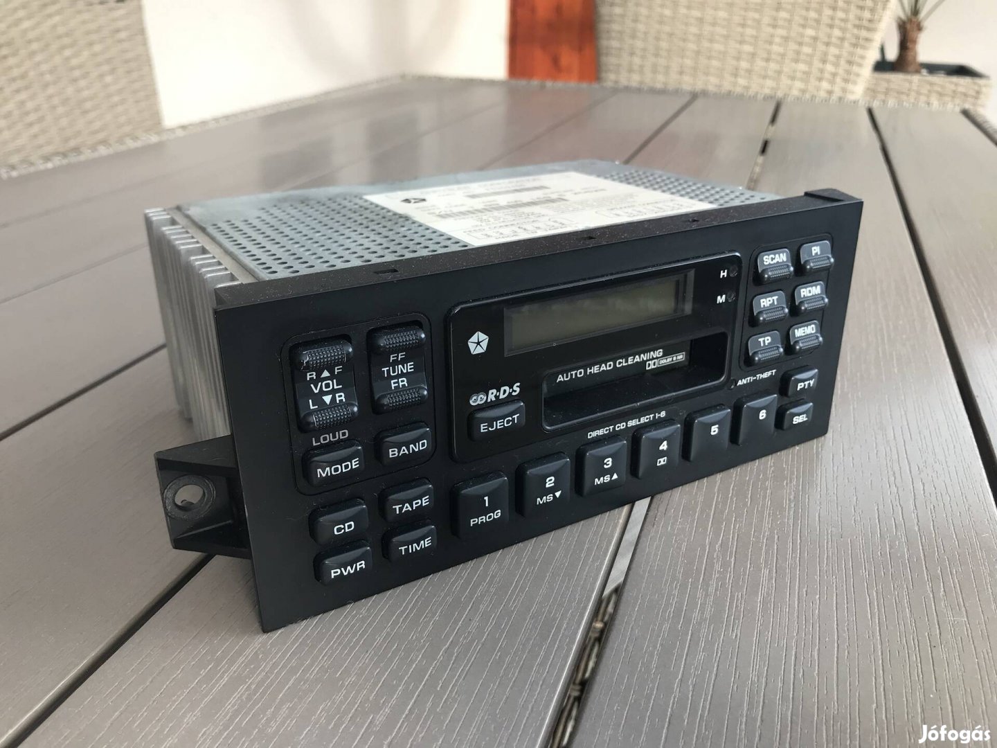 Chrysler auto radio magno fejegység