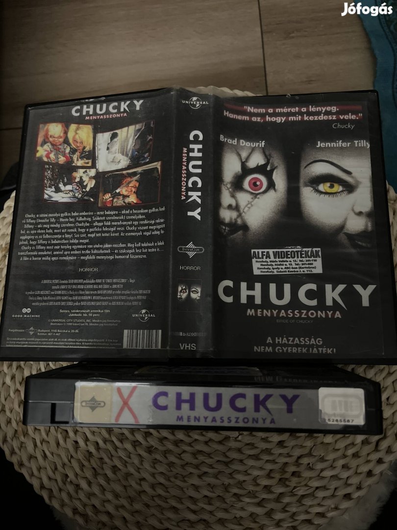 Chucky menyasszonya vhs