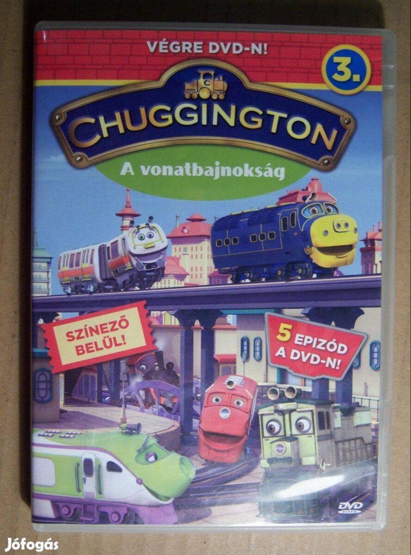 Chuggington 3. A Vonatbajnokság (DVD) 2009 (jogtiszta)