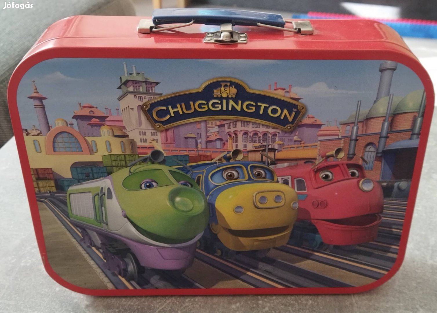 Chuggington puzzle, kirakó 3X24db fém kofferban