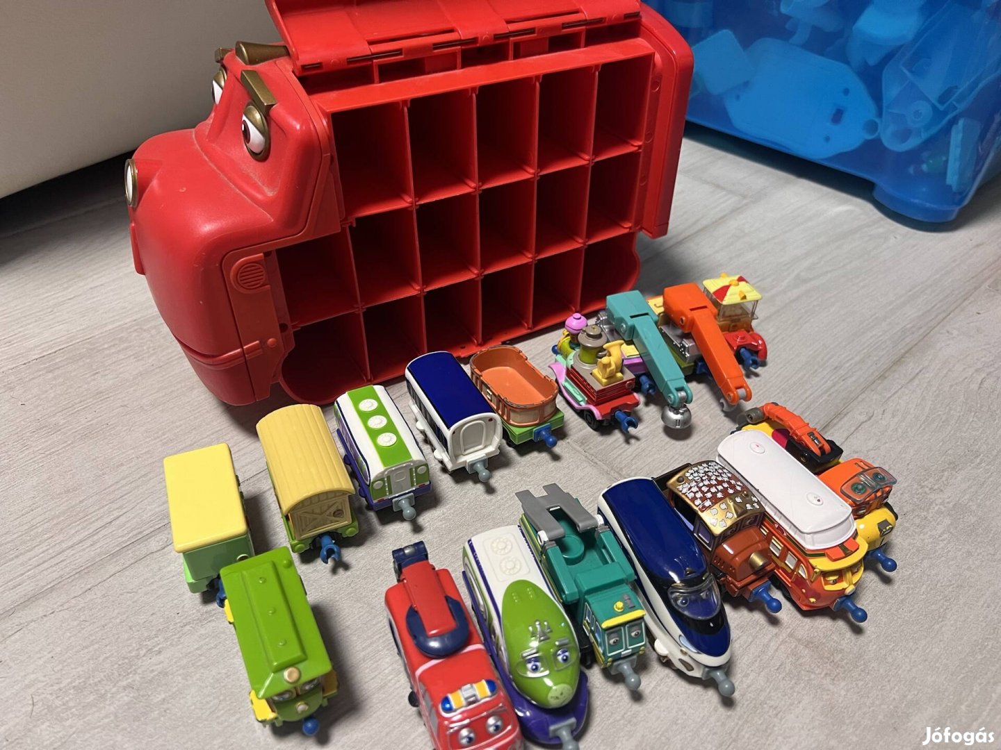 Chuggington vonatok tárolóval