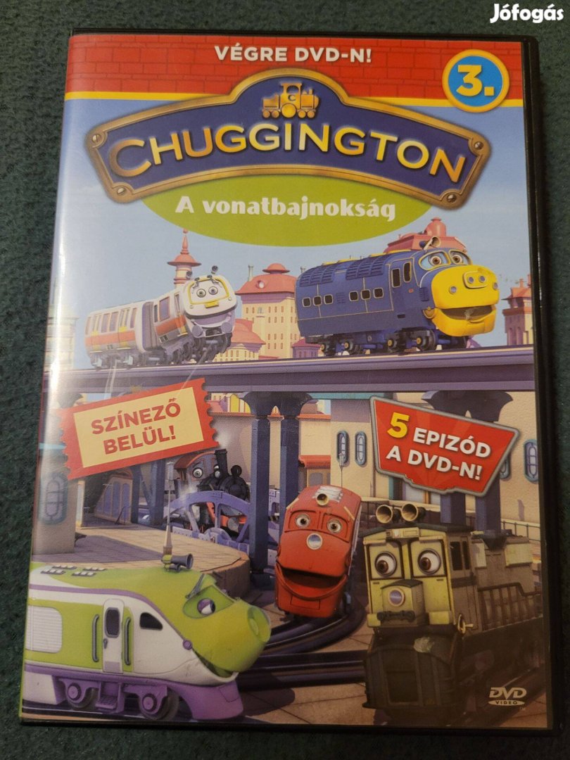 Chugginton a vonatbajnokság DVD eladó!