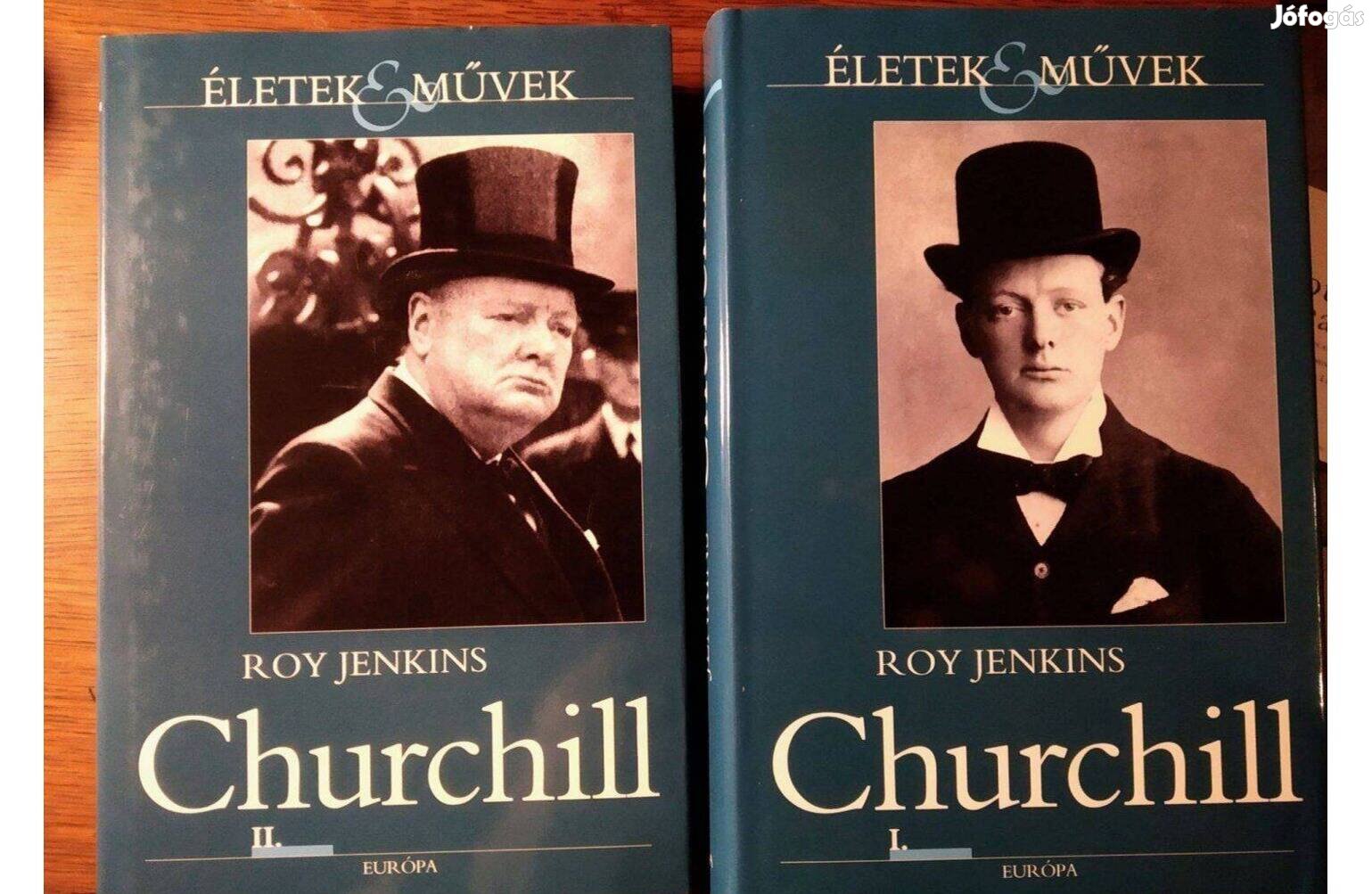 Churchill I-II. Roy Jenkins Európa Könyvkiadó Újszerű