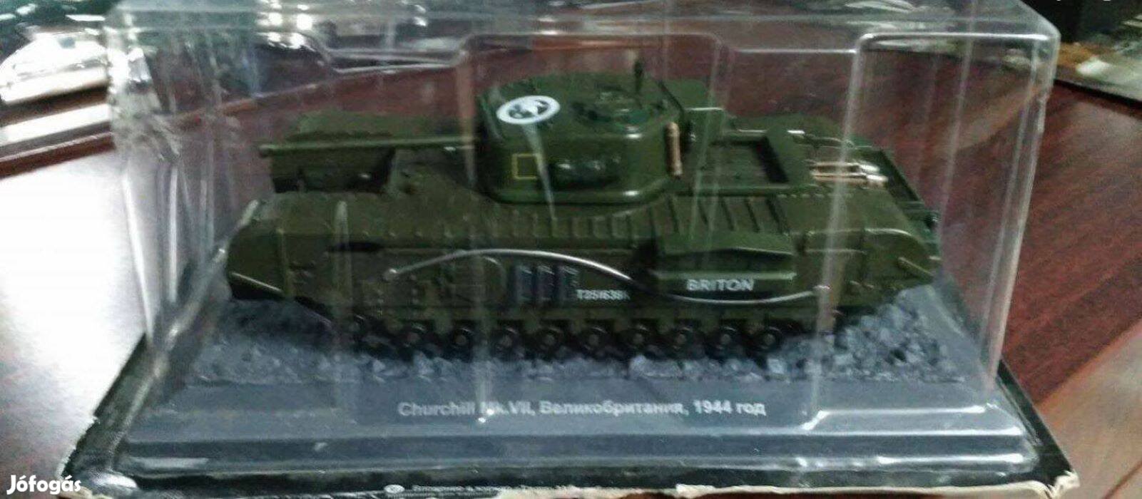 Churchill Mk.VII tank kisauto modell 1/43 Eladó