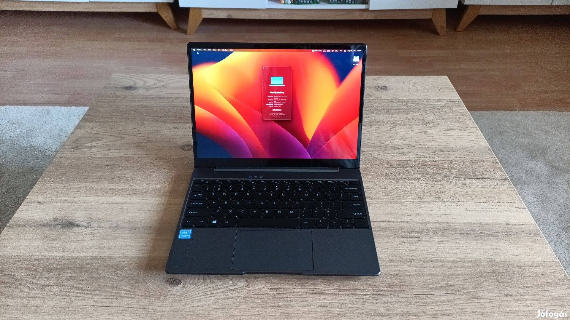 Chuwi Corebook Pro 13" 2K-IPS (macos op. rendszerrel)