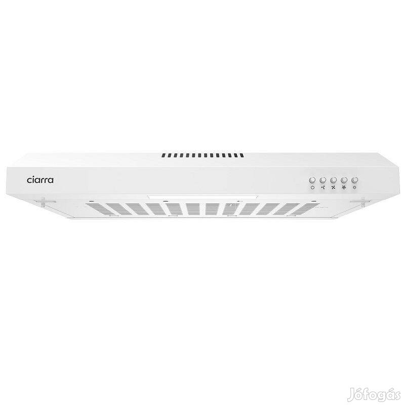 Ciarra páraelszívó, led világítással, 60cm, 29,5W, 185 m/h - fehér