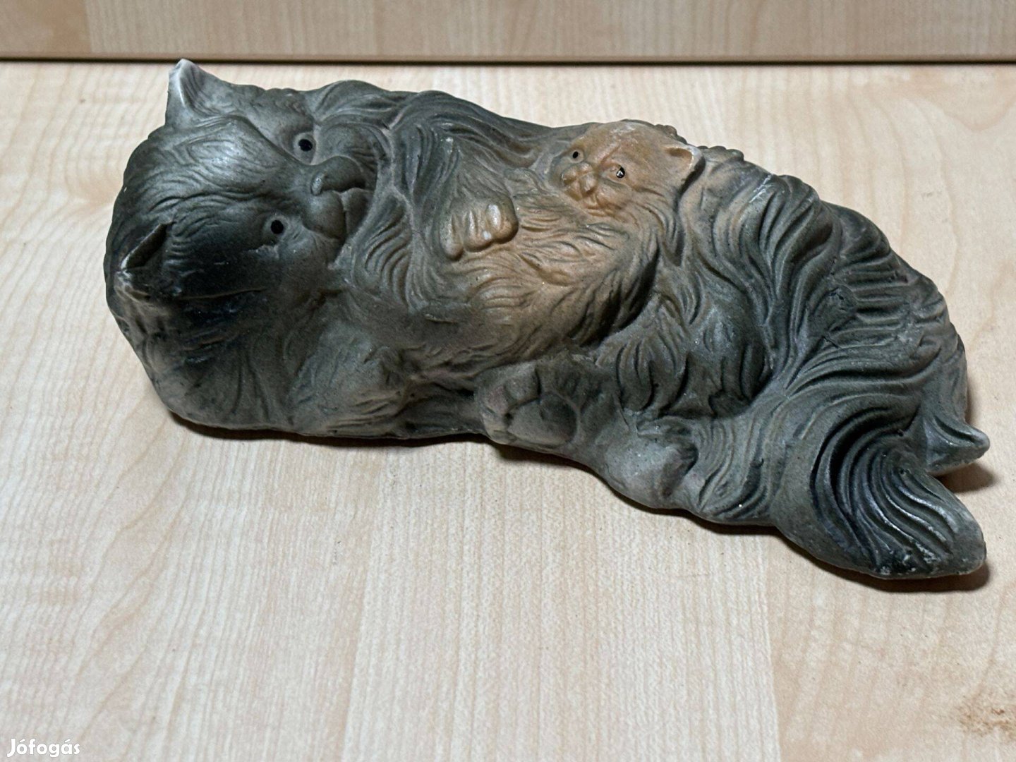 Cica figura, dísztárgy ,dekoráció, dekortárgy