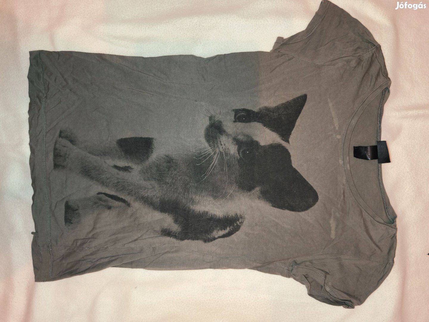 Cica mintás poló