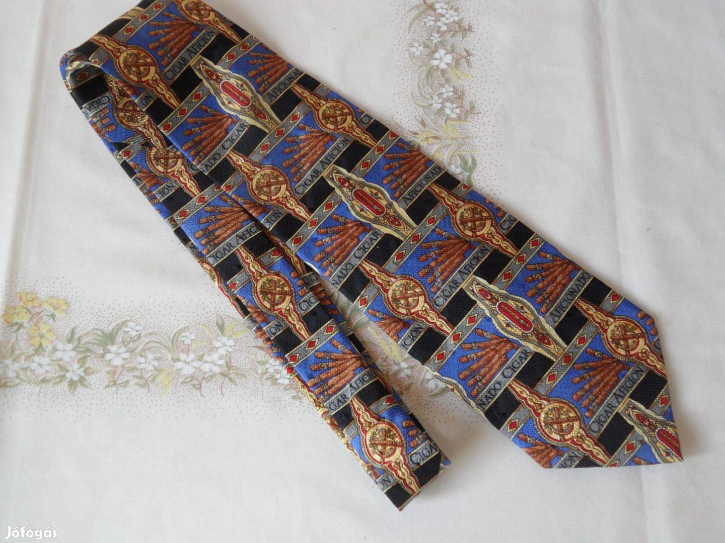 Cigar Aficionado szivaros selyem nyakkendő