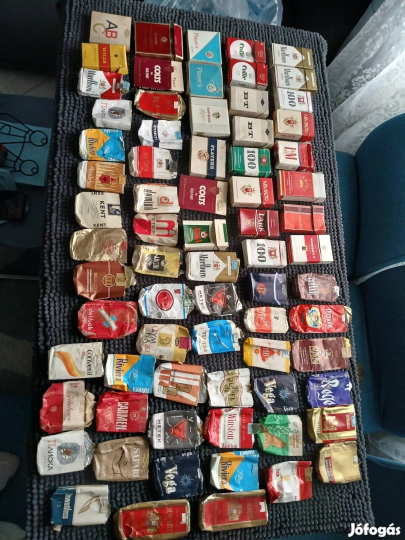 Cigarettás doboz gyűjtemény 