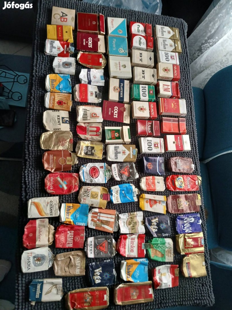 Cigarettás doboz gyűjtemény 