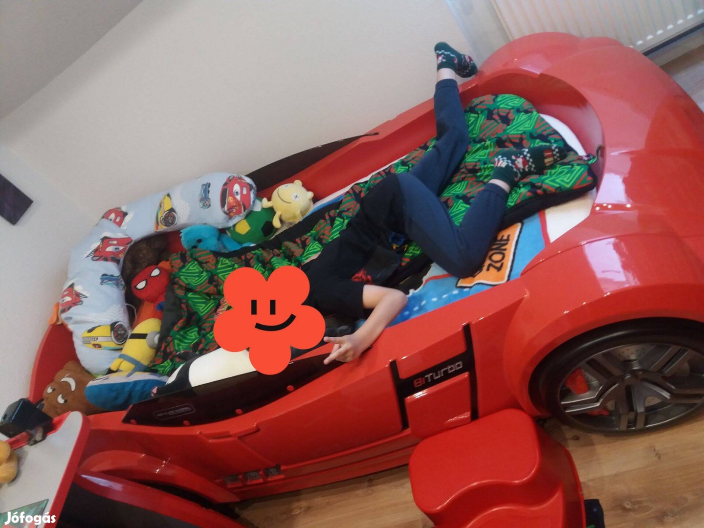 Cilek komplett gyerekszoba autós ágy szekrény komód