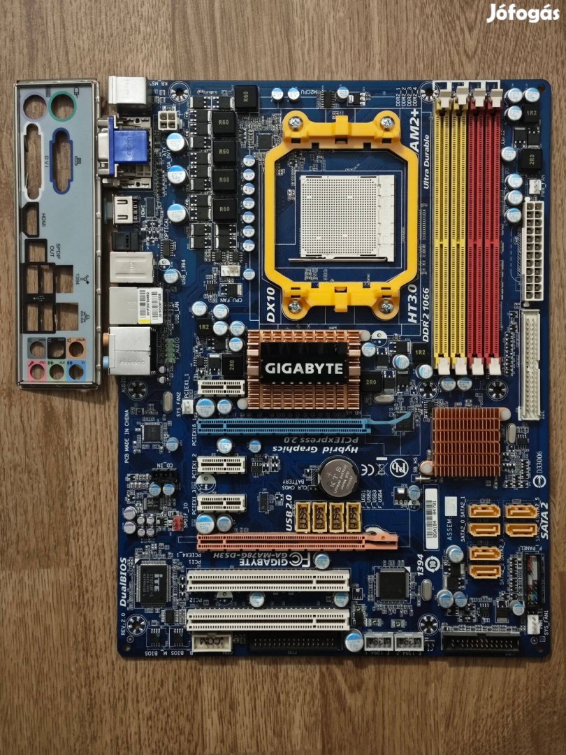 Cím Gigabyte GA-MA78G-DS3H alaplap Hibátlan, Tesztelt