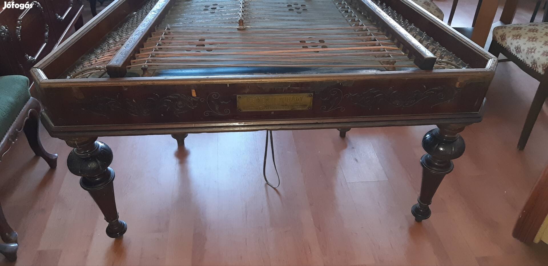 Cimbalom antik 1910 ifj.Reményi Mihály mestermüve!