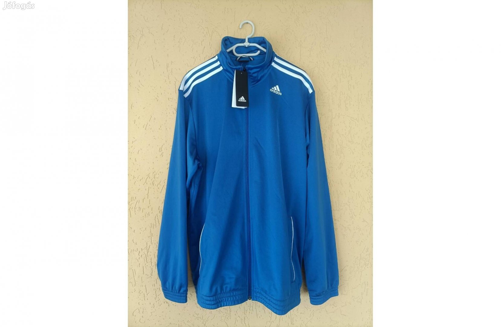 Címkés, Adidas, fullcipzáros melegítő felső. XL