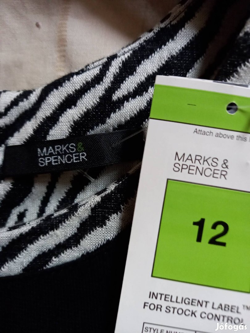 Címkés," Marks&Spencer " csinos kötött ruha M-es 