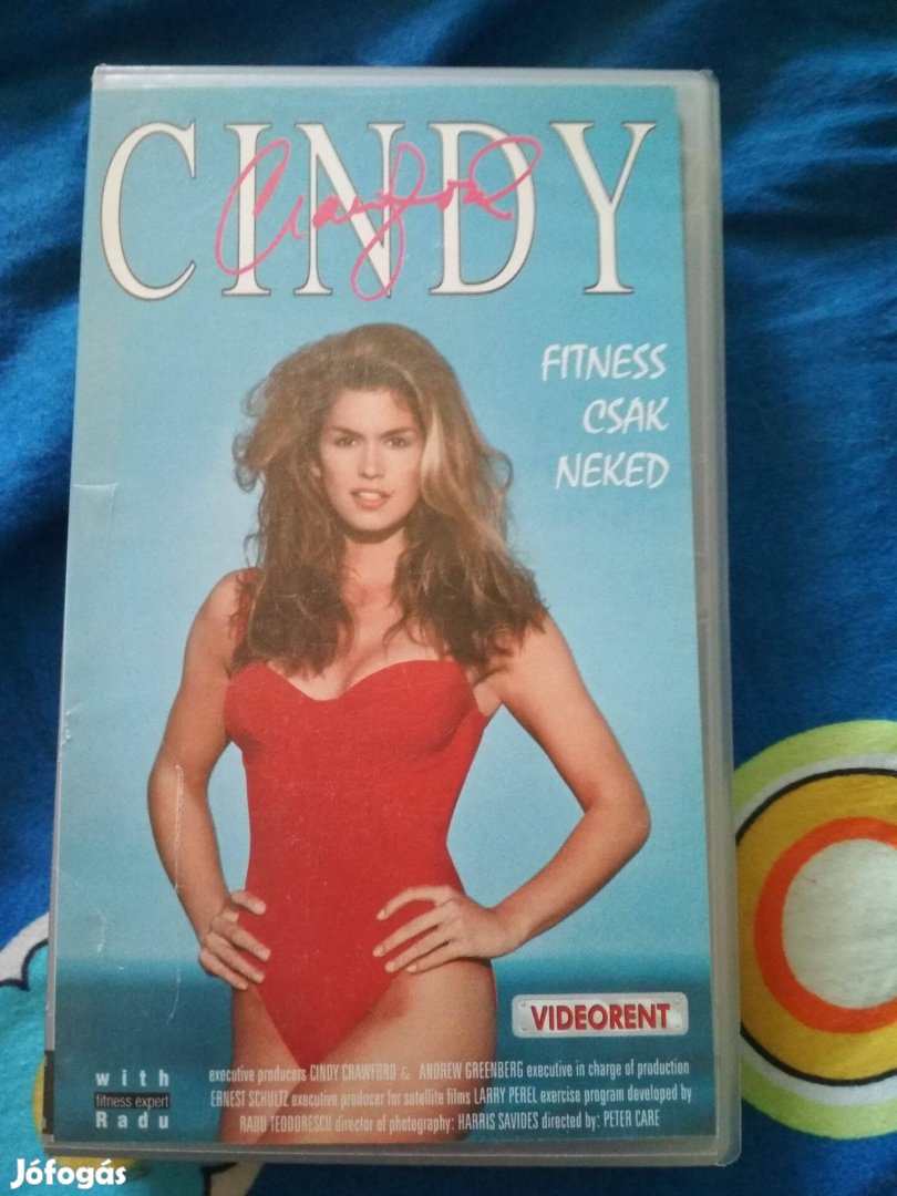 Cindy Crowford fitness VHS eladó