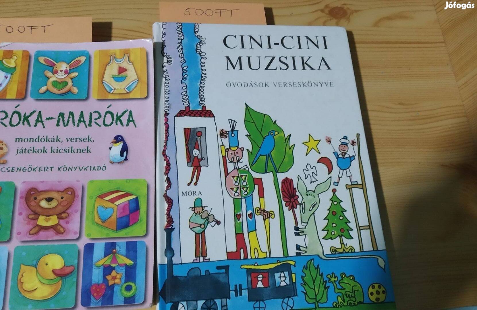 Cini-Cini Muzsika, Ciróka-Maróka gyermek könyvek mondókák, versek