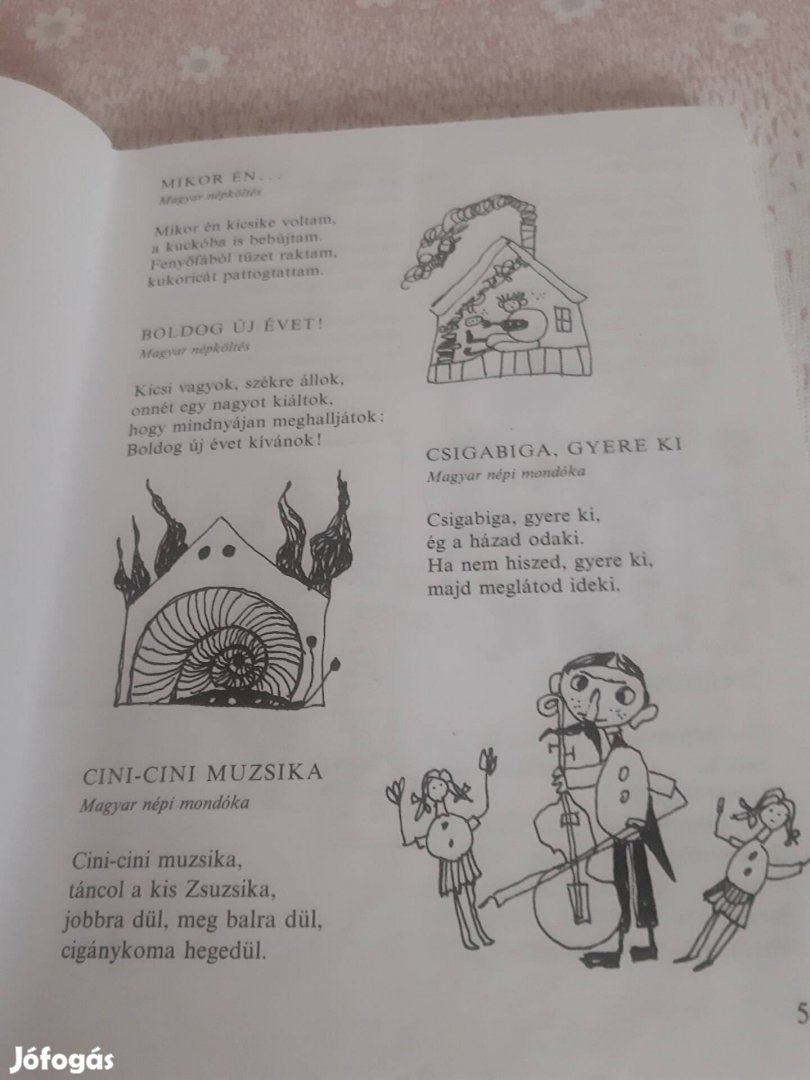 Cini - Cini Muzsika,  óvodások verseskönyve
