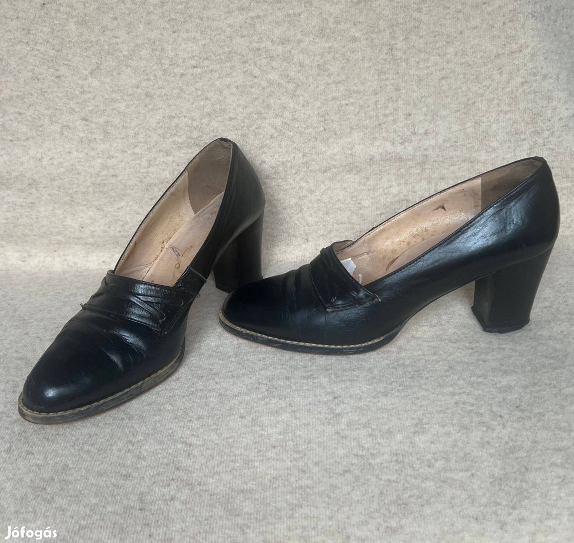 Cipő - Minó bőr fekete, női, 38