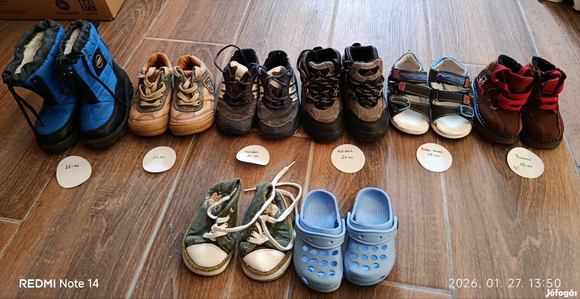 Cipő csomag 18-22 méret