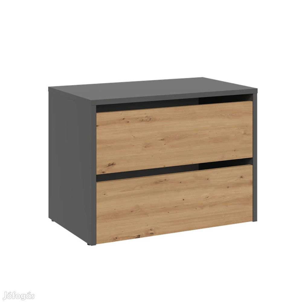 Cipősszekrény 60x36x44 cm szürke barna GS-01