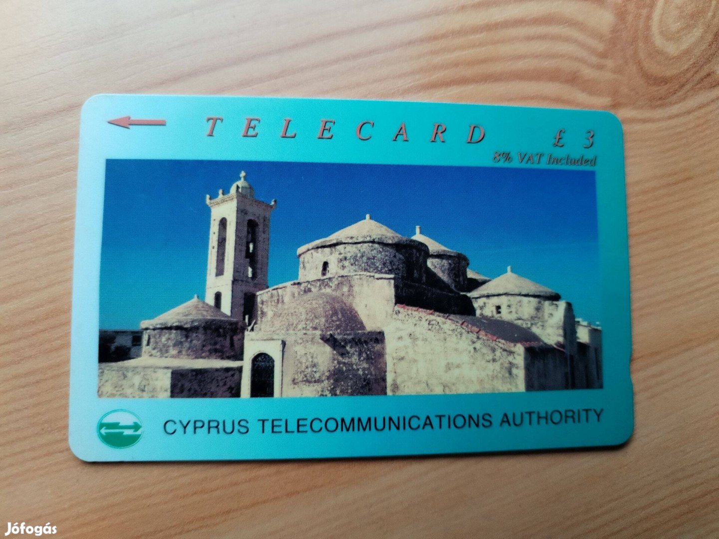 Ciprusi Szép ritka telefonkártya