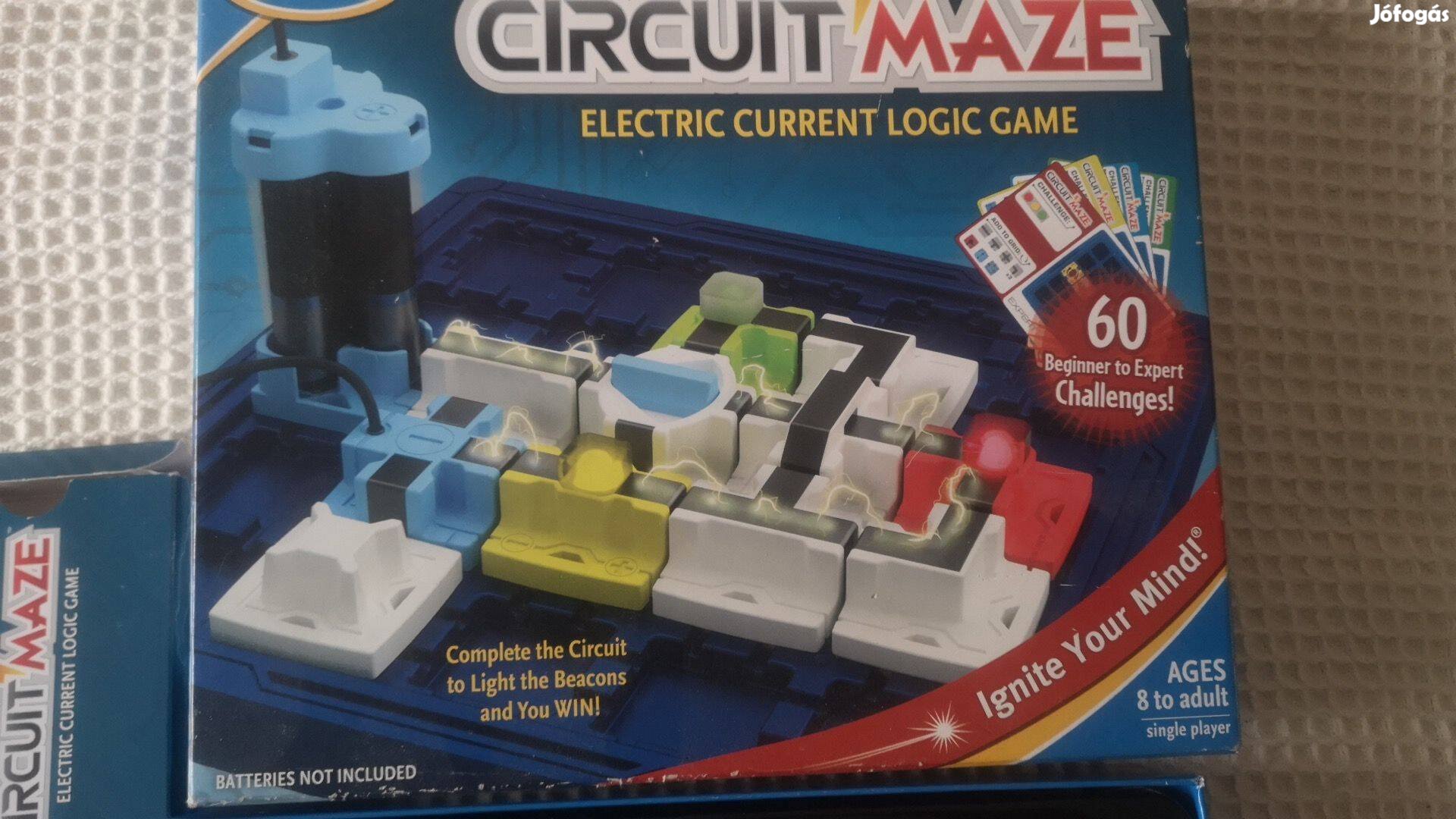 Circuit maze áramkör építő kreatív tanuló játék társasjáték angol