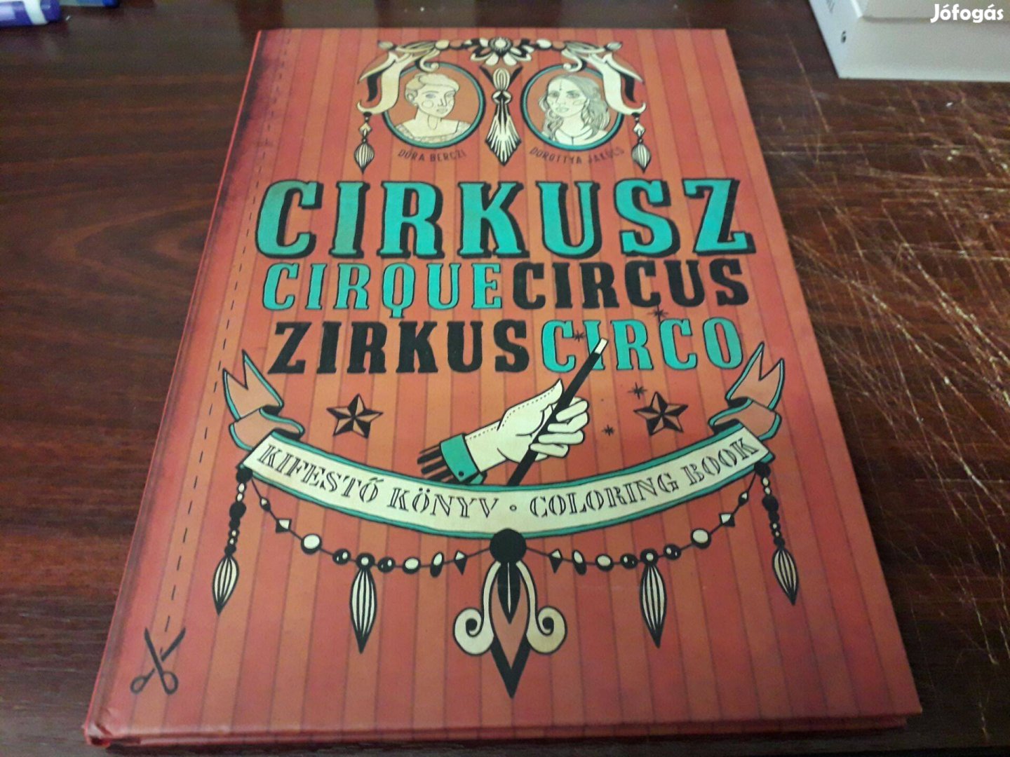 Cirkusz kifestő könyv