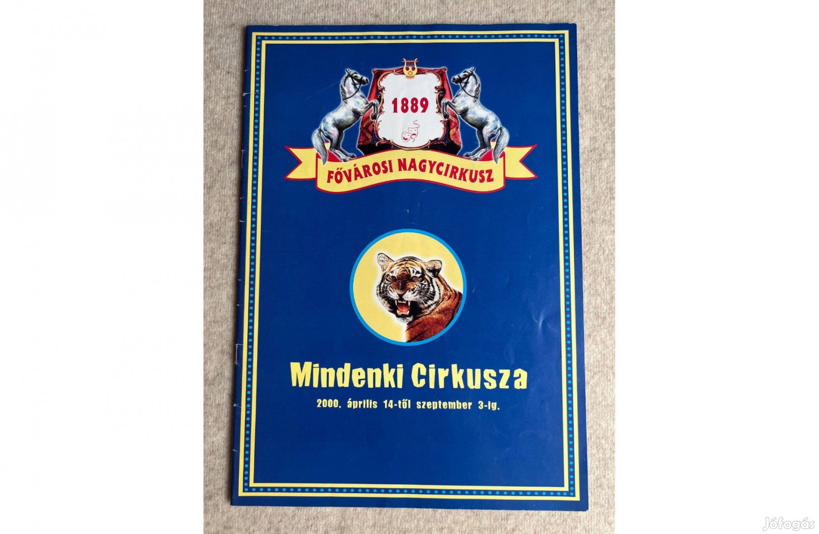 Cirkuszi műsorfüzet - Mindenki cirkusza 2000