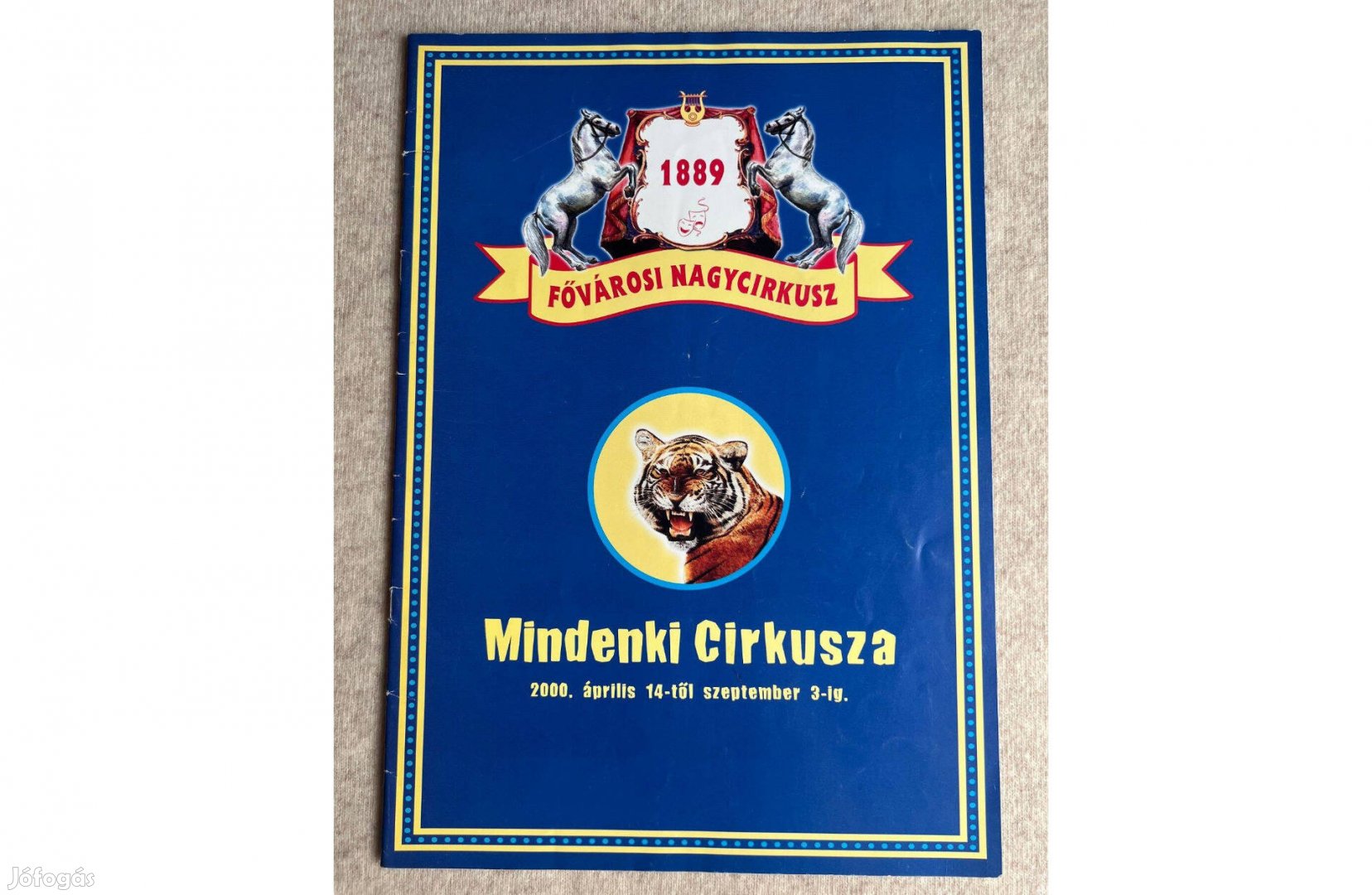 Cirkuszi műsorfüzet - Mindenki cirkusza 2000