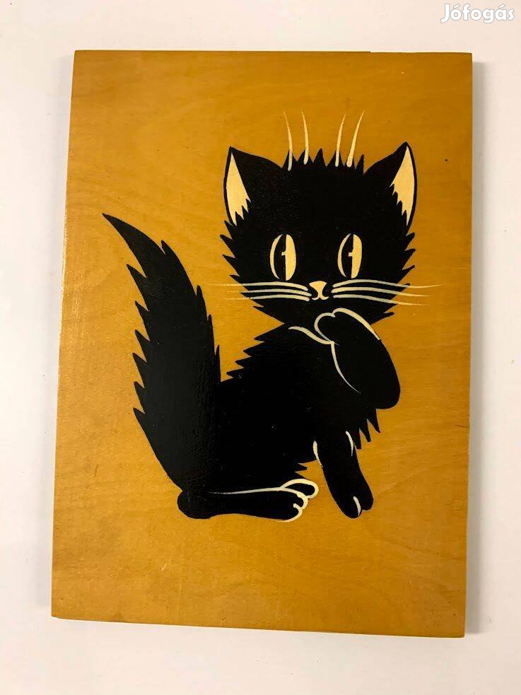 Cirmos Cica mica kép - fekete macska