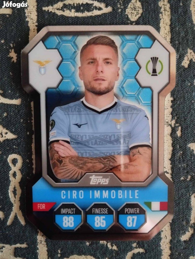 Ciro Immobile (Lazio) Shield Pajzs Bajnokok Ligája 2024/25 kártya