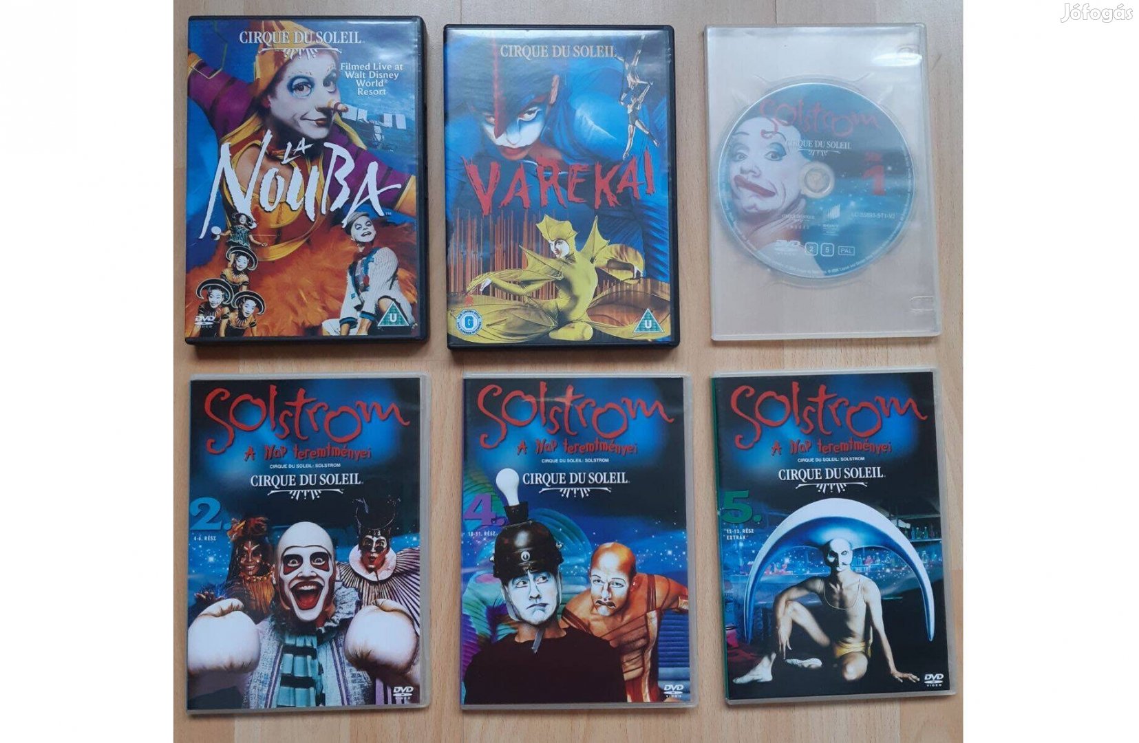 Cirque Du Soleil előadás DVD-k