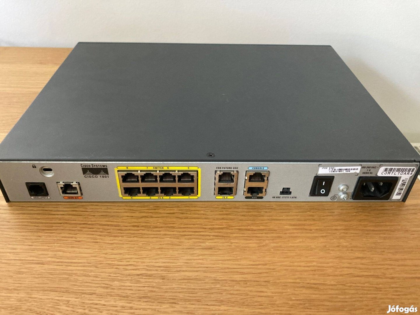 Cisco 1801 router elado