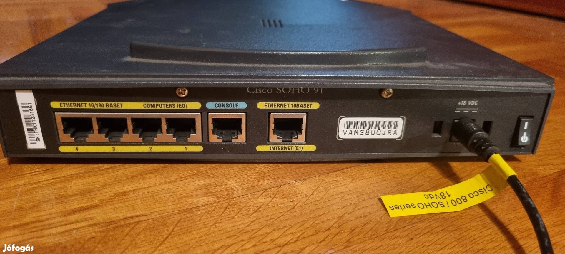 Cisco soho91 router 