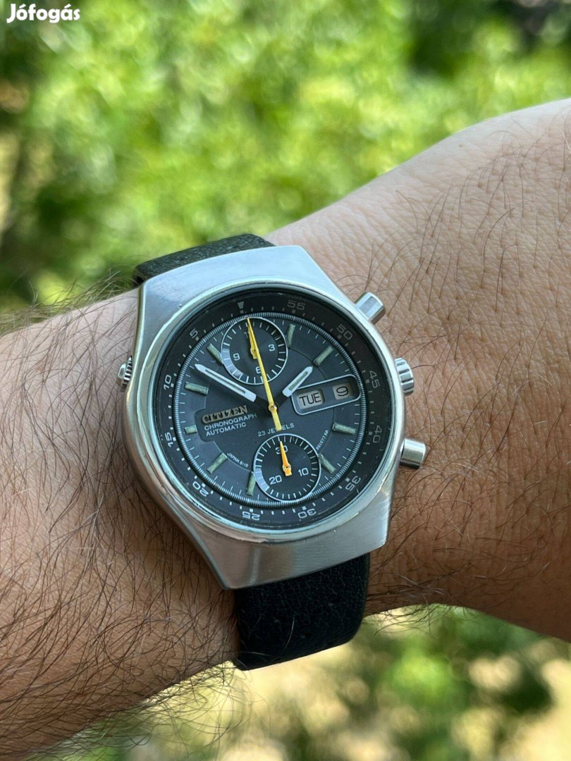 Citizen 67-6119 "Spider" automata flyback kronográf karóra 1978