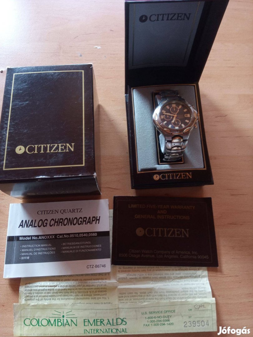 Citizen Anoxxx karóra