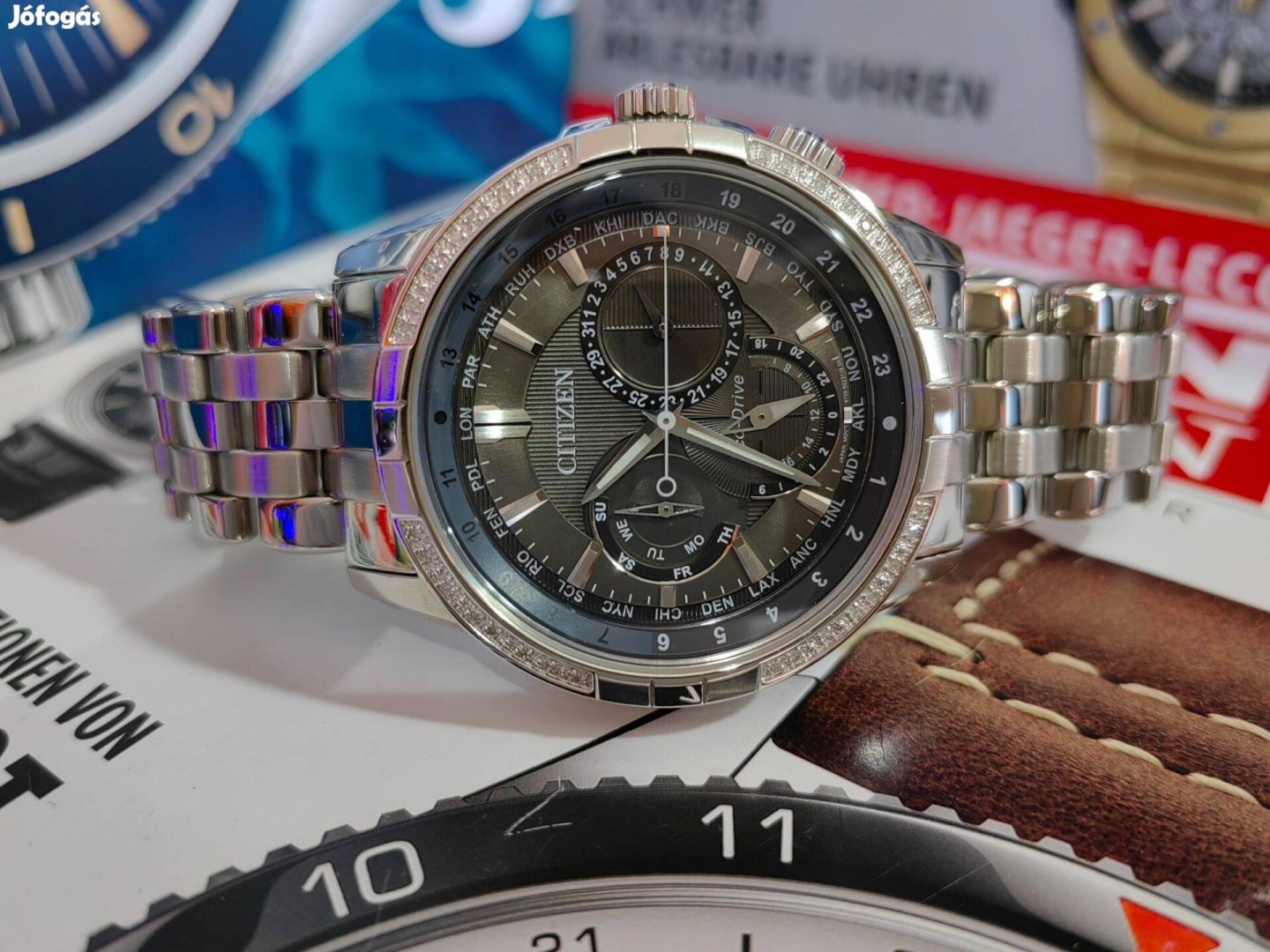 Citizen Diamond Eco-Drive férfi karóra Új garanciával