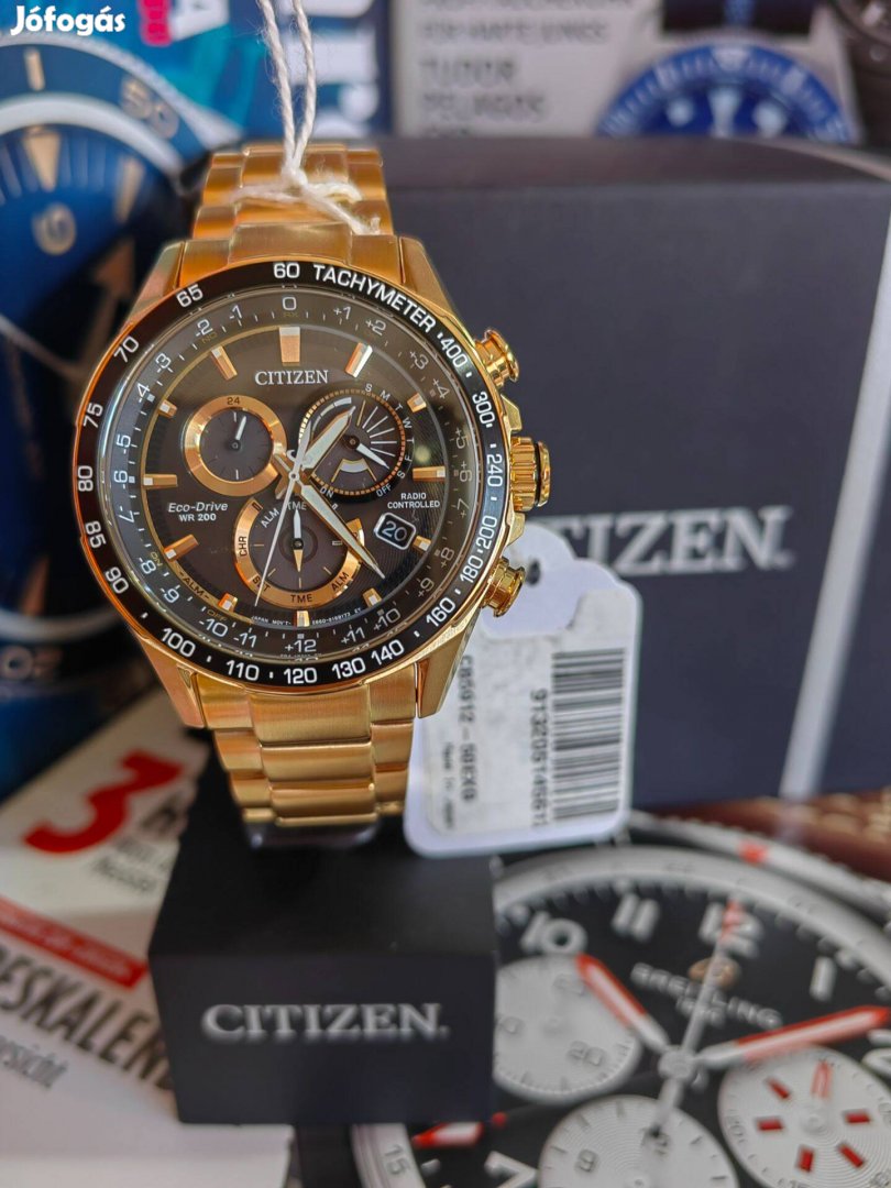 Citizen ECO Drive Radio Controlled Perpetual Chronograph CB5912-50E Új