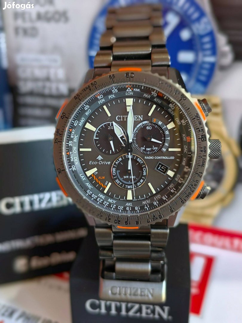 Citizen ECO Drive Radio Controlled Promaster PVD Grafit