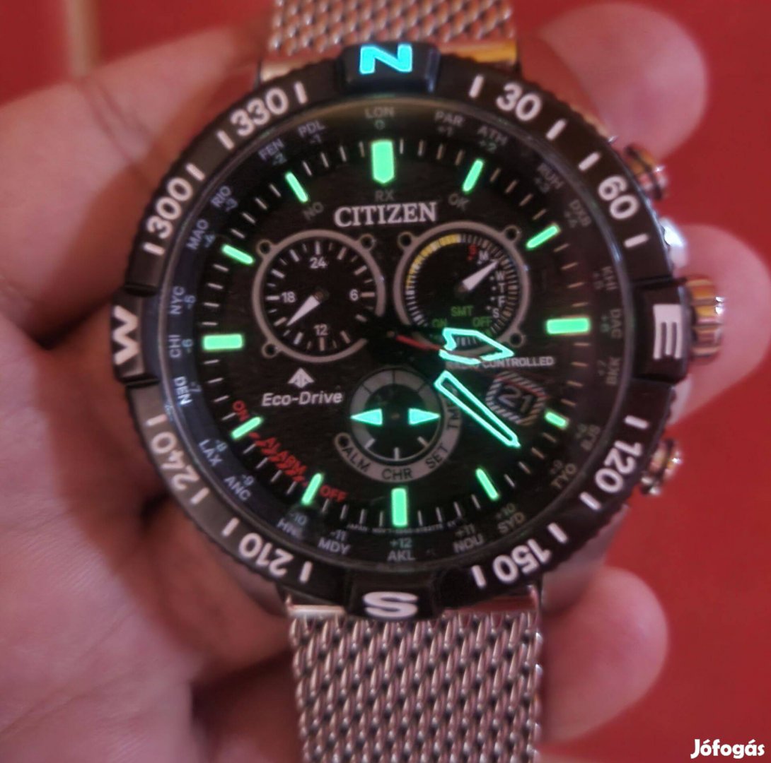 Citizen Eco-Drive Promaster Navihawk A-T CB5840-59E 46mm igen újszerű
