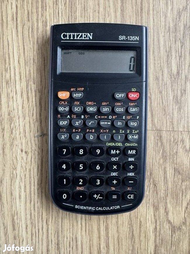 Citizen SR-135N tudományos számológép 128 funkció