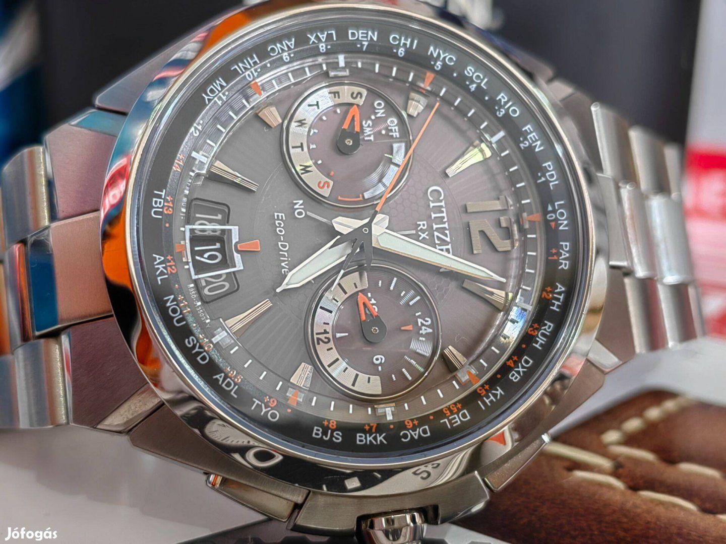 Citizen Satellite Wave Promaster Eco Drive CC1090-52E férfi karóra