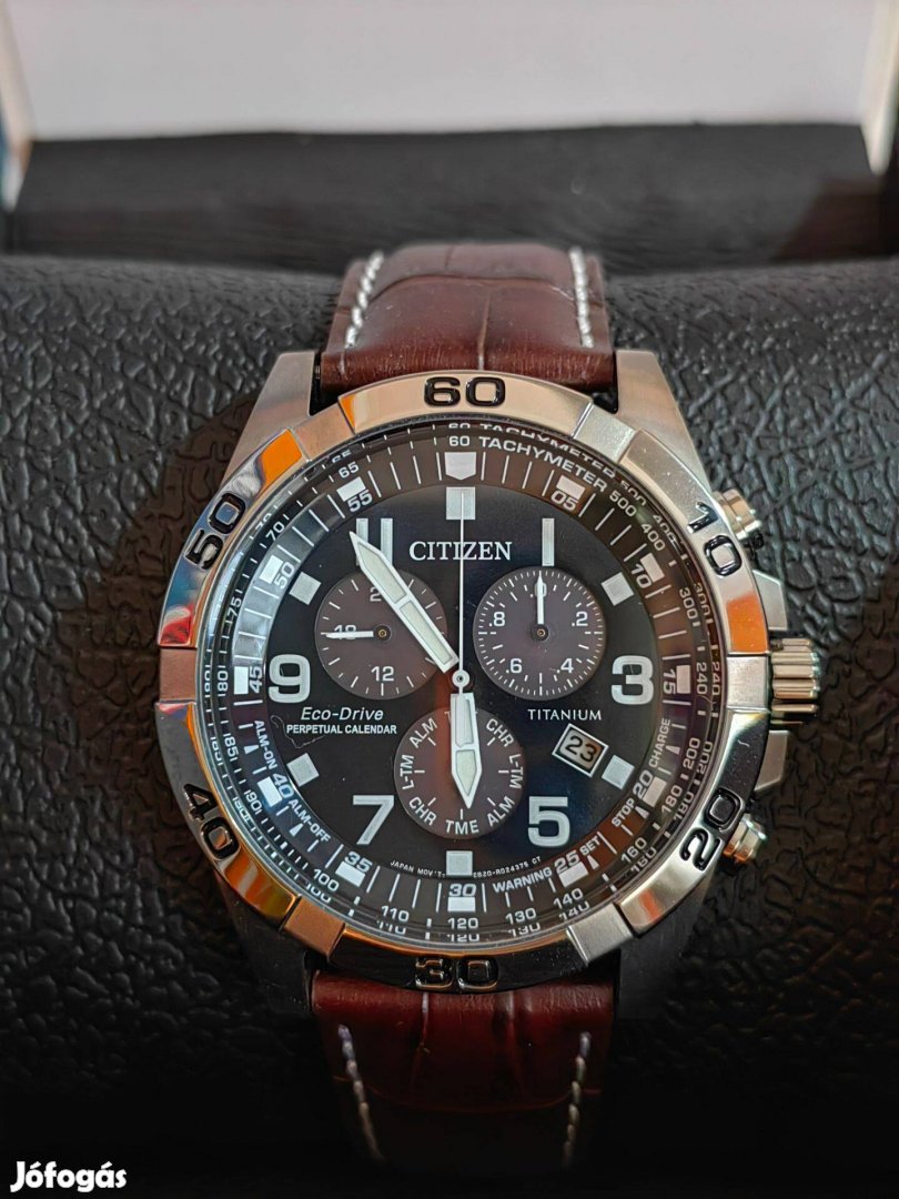 Citizen Super Titánium Eco Drive Vadonatúj BL5551-06L férfi karóra