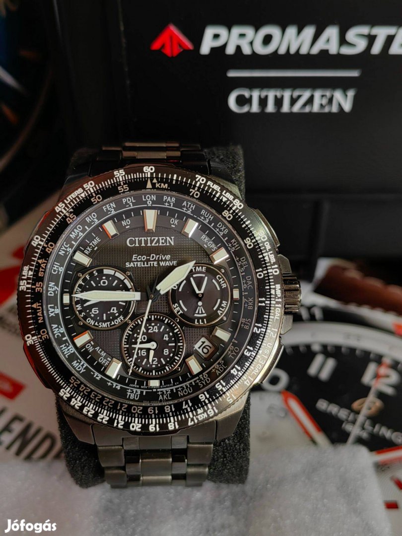 Citizen Super Titánium Satellite Wave GPS Promaster Eco Drive